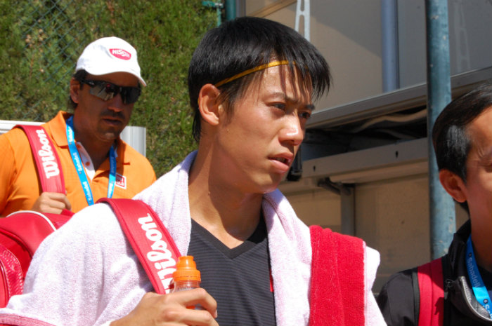 Kei Nishikori - ATP Barcellona 2016 (foto di Aris Alpi)