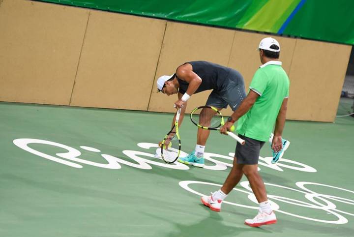 Rafa Nadal Toni Nadal Rio 2016