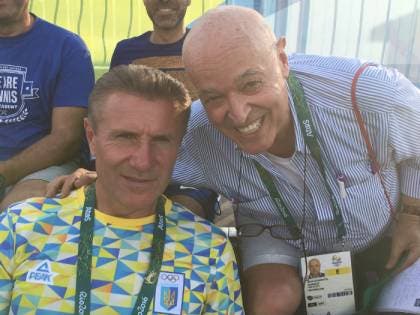 Ubaldo Scanagatta e Sergey Bubka - Olimpiadi Rio 2016