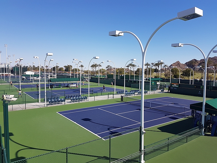 Indian Wells practice courts