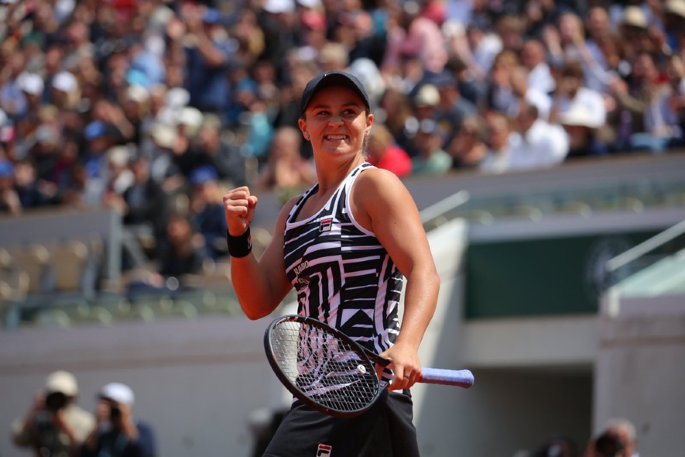 Risultati immagini per ashleigh barty roland garros 2019