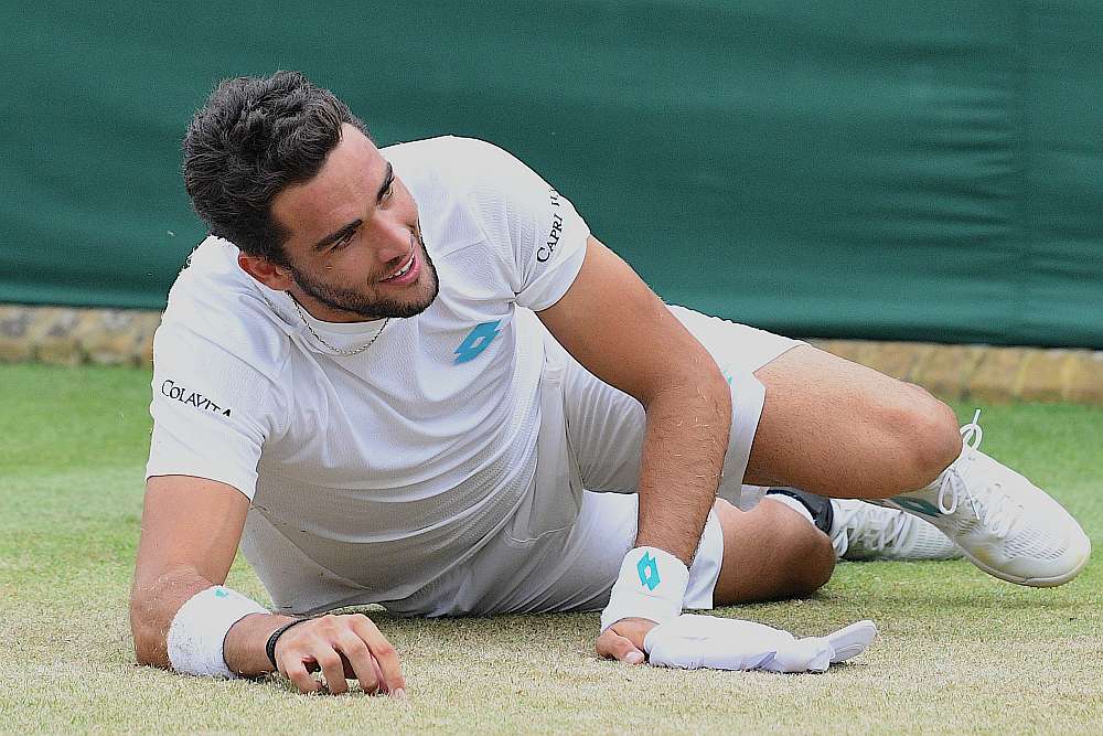 Matteo Berrettini - Wimbledon 2019 (foto Roberto Dell’Olivo) .