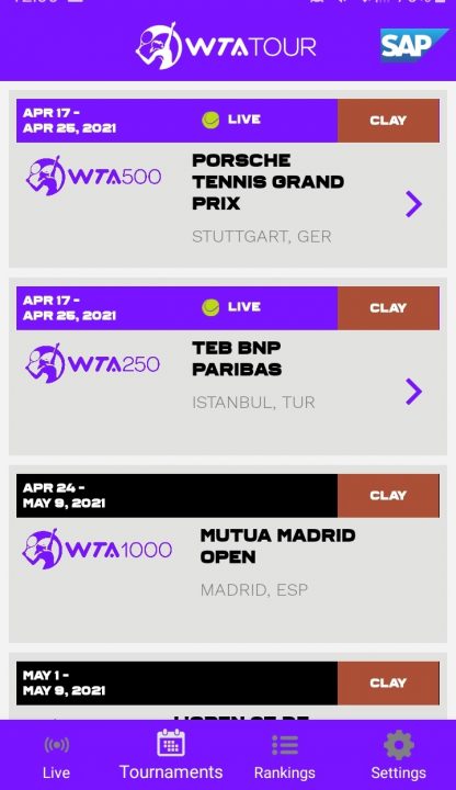 wta live scores