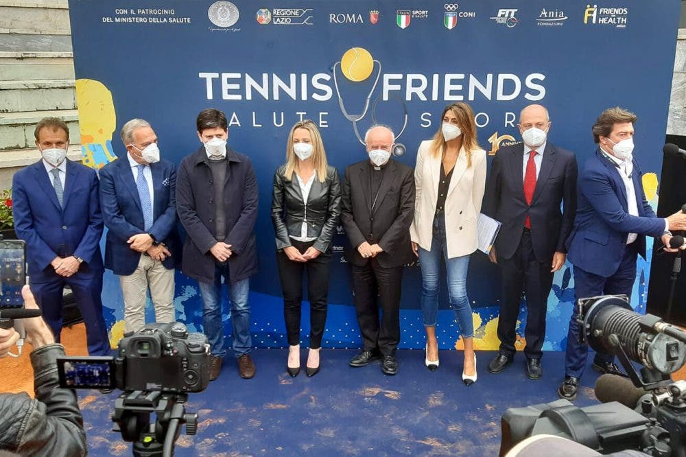Foto fornita gentilmente dall'ufficio stampa di Tennis and Friends