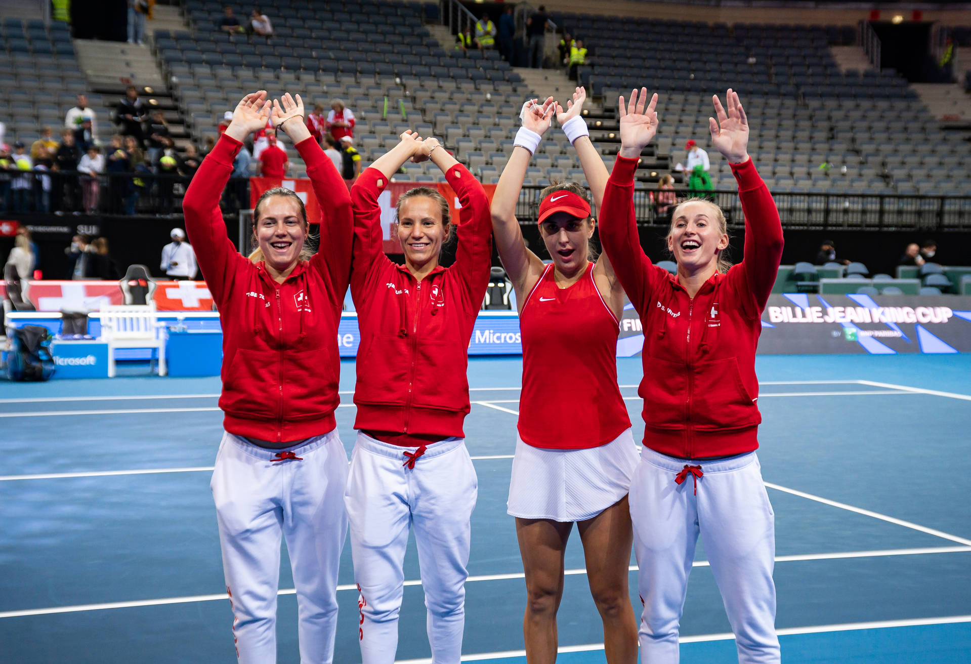 Nazionale Svizzera femminile - Billie Jean King Cup 2021 (Twitter - @BJKCup)