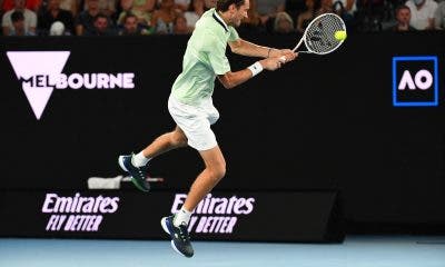 Daniil Medvedev all'Australian Open 2022 (Credit: @AustralianOpen on Twitter)