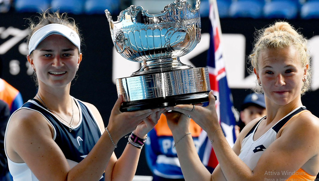 Krejcikova-Siniakova - Australian Open 2022 (Twitter - @AustralianOpen)