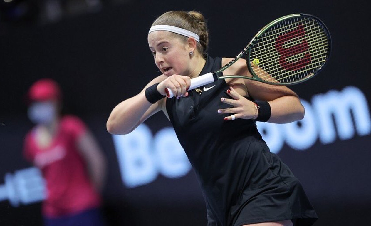 Jelena Ostapenko - WTA San Pietroburgo 2022 (Twitter - @Formula_TX)