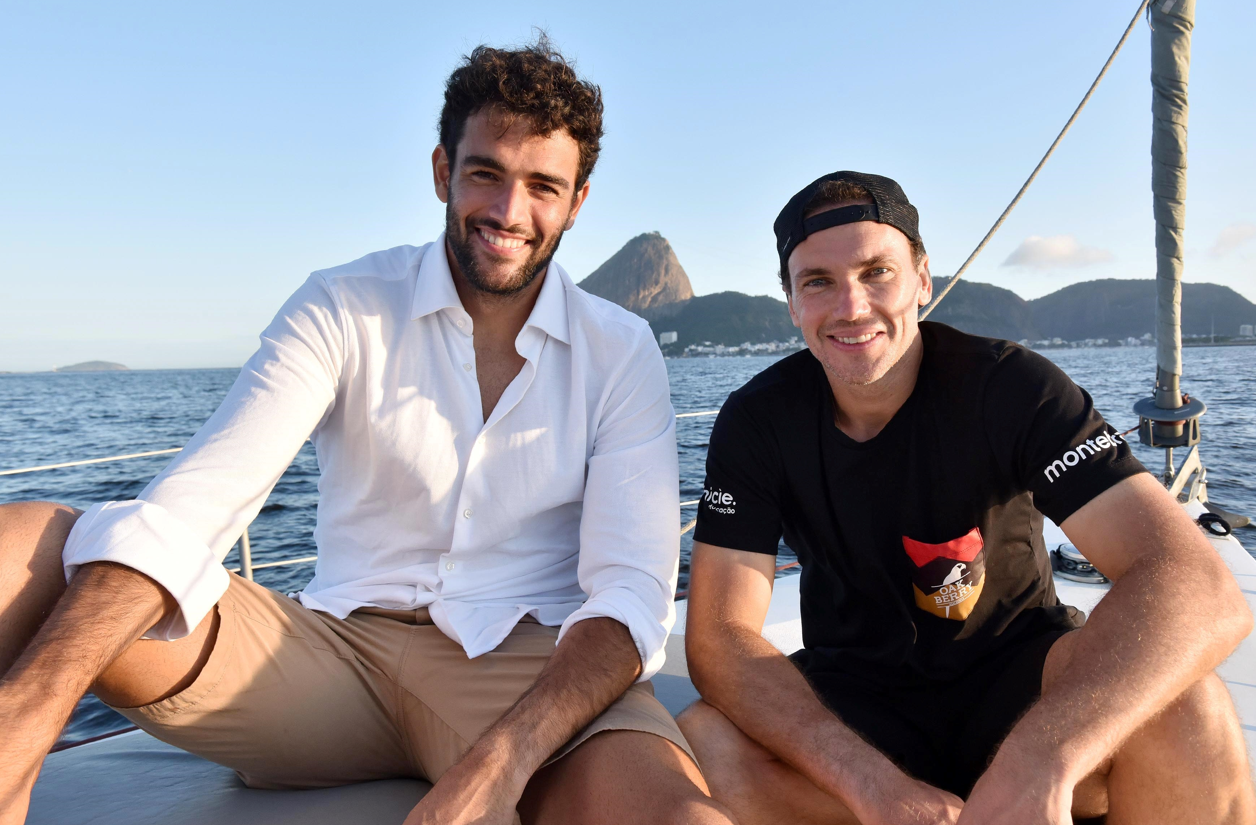 Matteo Berrettini e Bruno Soares - Rio De Janeiro 2022 (Twitter - @RioOpenOficial)