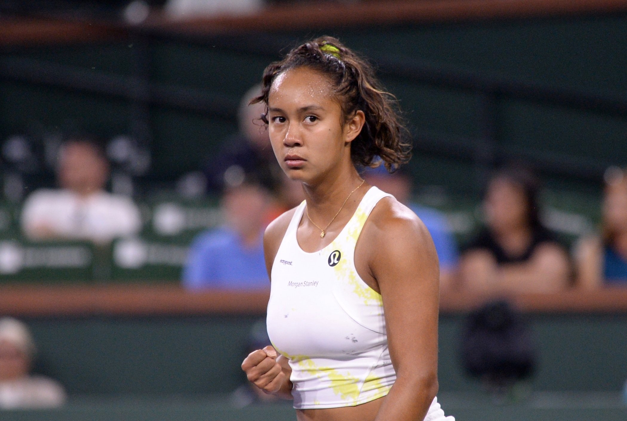 Leylah Fernandez - Indian Wells 2022 (Twitter - @BNPPARIBASOPEN)