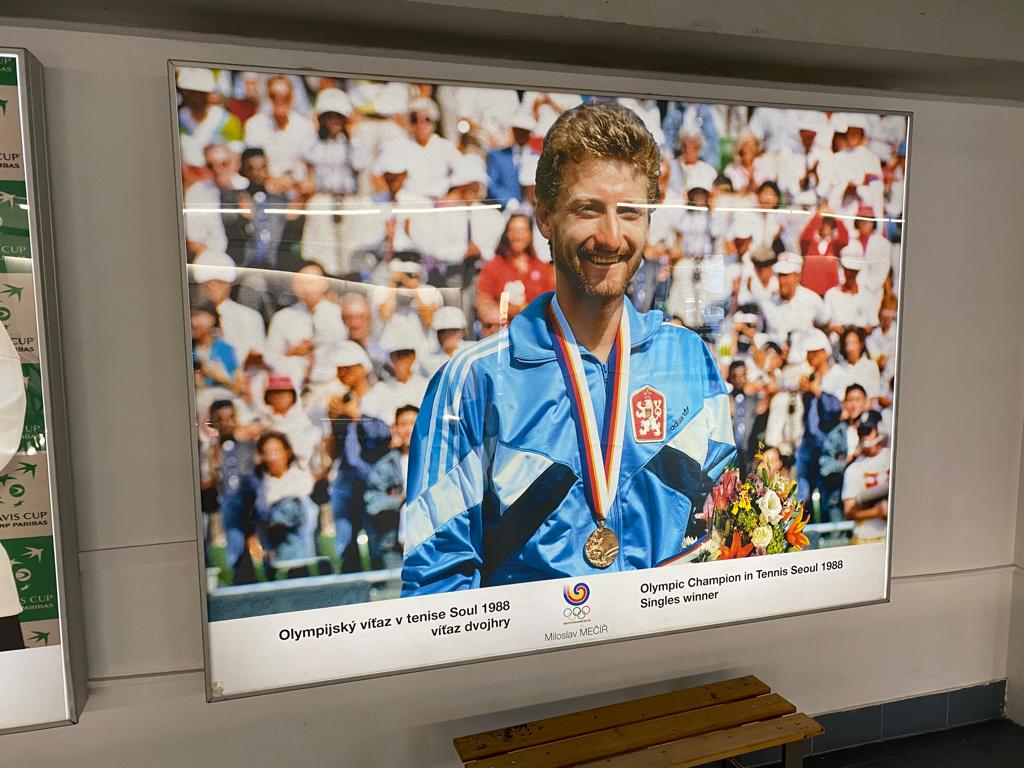 Miloslav Mecir vinse la medaglia d'oro nel singolare maschile alle Olimpiadi di Seul 1998 (foto Ubitennis)