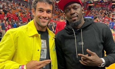 Matteo Berrettini con Usain Bolt a Miami (Instagram - @matberrettini)
