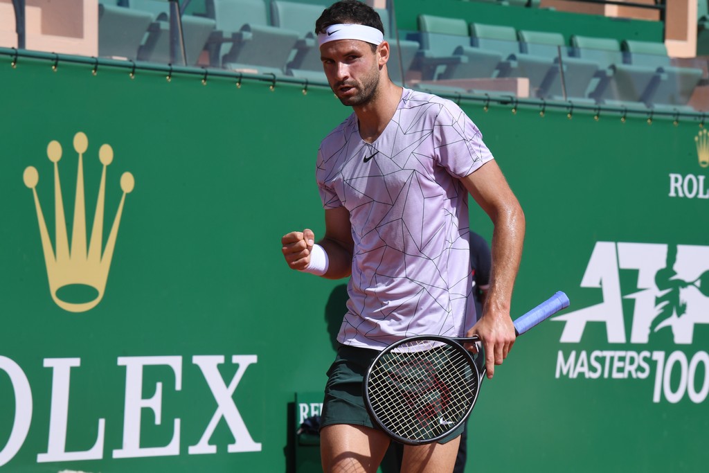 Grigor Dimitrov - Montecarlo 2022 (foto Roberto dell'Olivo)