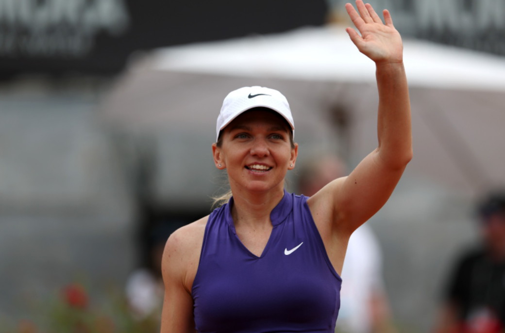 Simona Halep - Roma 2022 (Twitter - @inteBNLditalia)