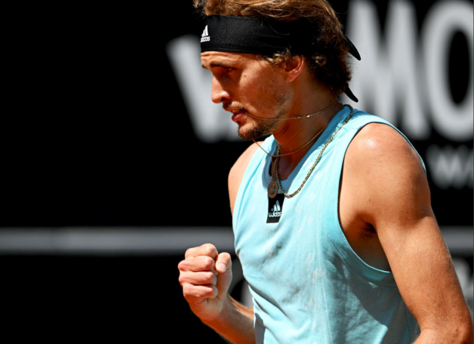 Alexander Zverev - Roma 2022 (Twitter - @inteBNLditalia)