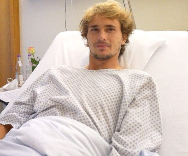 Zverev wurde in Deutschland operiert: Drei Bänder verletzt