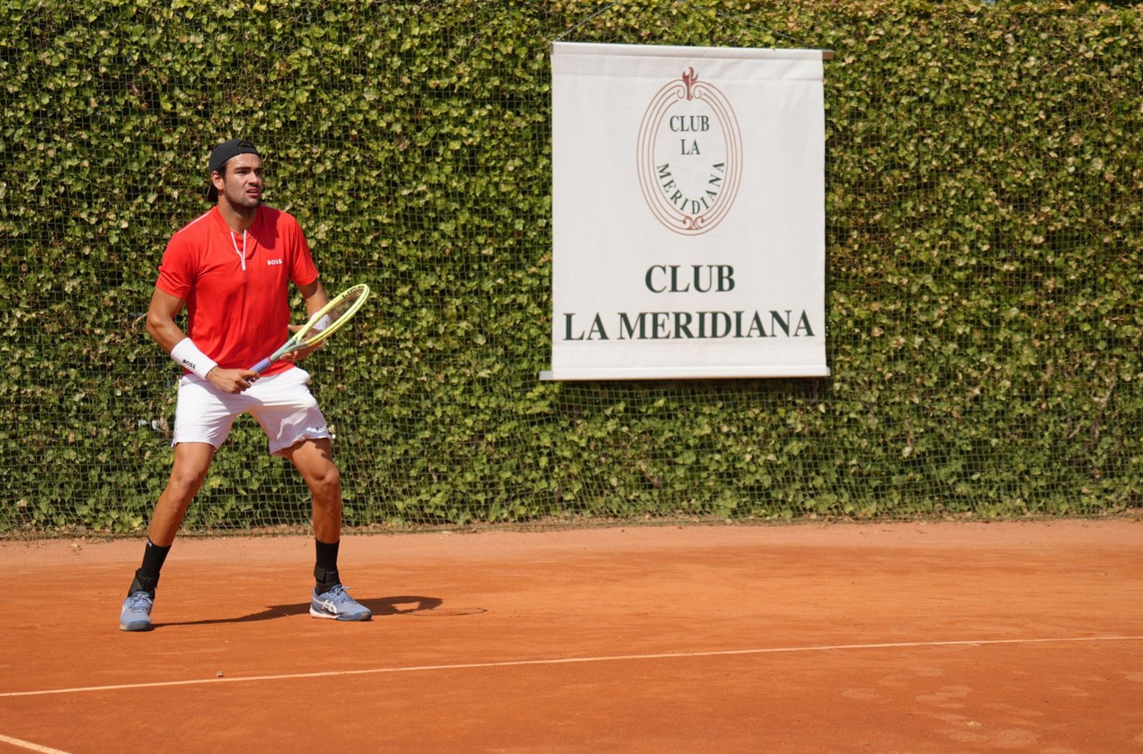 Matteo Berrettini al Club La Meridiana di Casinalbo