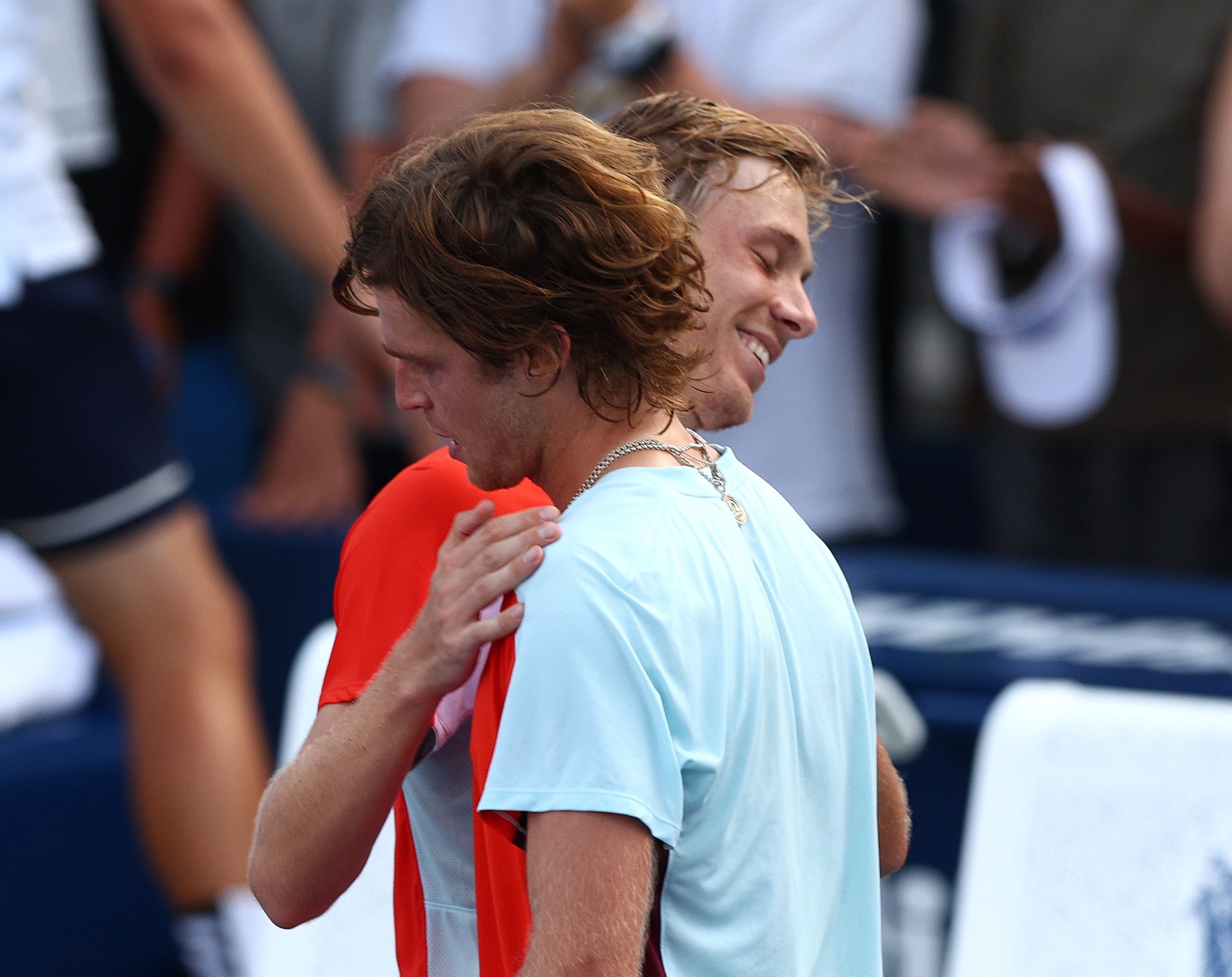 Andrey Rublev e Denis Shapovalov - Us Open 2022 (Twitter @atptour)