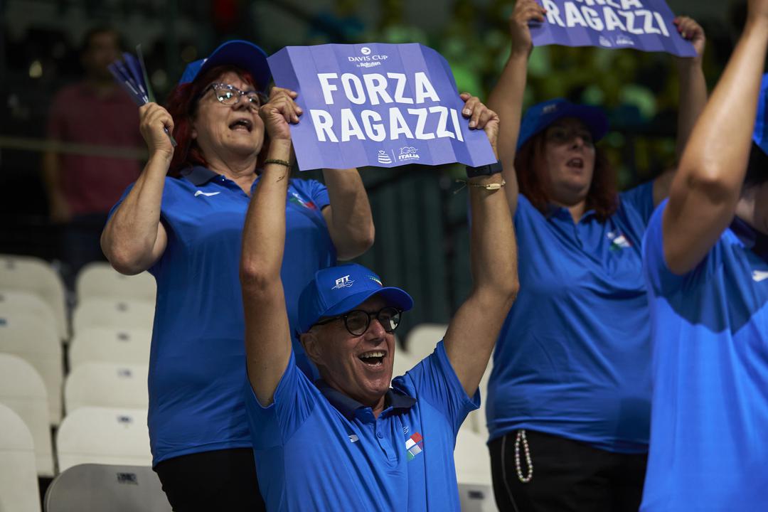 BOLOGNA, SPAIN - SEPTEMBER 14: Davis Cup by Rakuten Bologna Group Stage 2022 at Unipol Arena on September 14, 2022 in Bologna, Spain. (Photo by Ion Alcoba / Quality Sport Images / Kosmos Tennis)