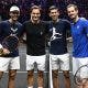 Rafael Nadal, Roger Federer, Novak Djokovic e Andy Murray - Laver Cup 2022 (Twitter @LaverCup)