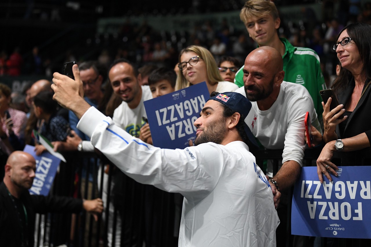 Matteo Berrettini - Davis Cup 2022 (foto Roberto dell'Olivo)