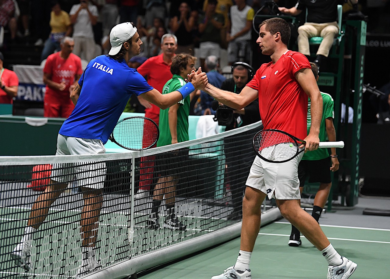 Lorenzo Musetti - Davis Cup 2022 (foto Roberto dell'Olivo)