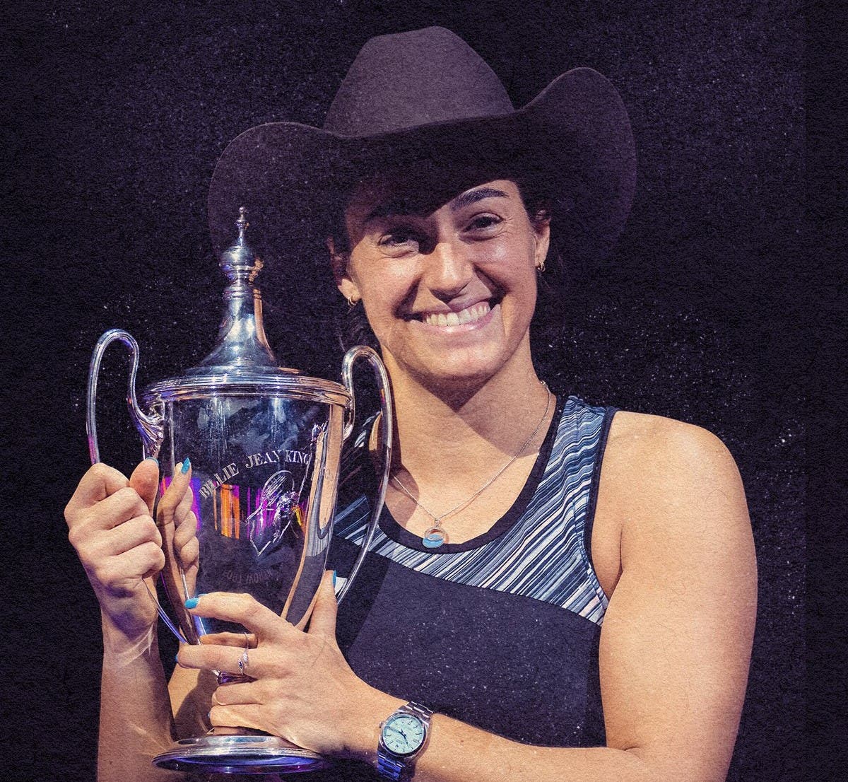 Caroline Garcia - WTA Finals 2022 (Twitter @wta)
