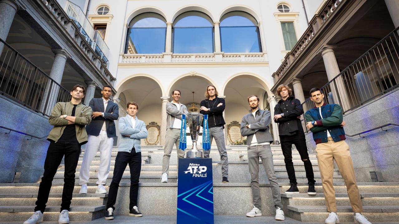 I partecipanti delle Nitto ATP Finals 2022 a Torino (Twitter @atptour)