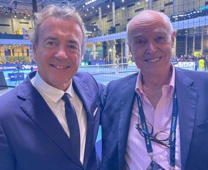 Angelo Mangiante e Ubaldo Scanagatta insieme a Torino alle Nitto ATP Finals 2022