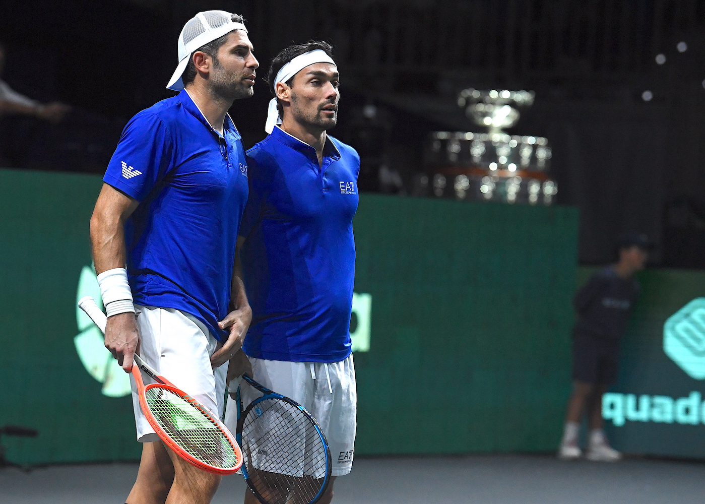 Fabio Fognini e Simone Bolelli - Coppa Davis 2022 (foto Roberto dell'Olivo)