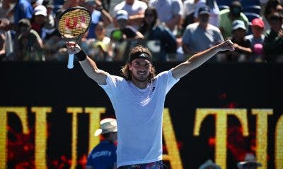 Stefanos Tsitsipas - Australian Open 2023 (Twitter @AustralianOpen)