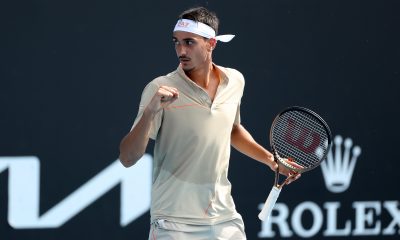 Lorenzo Sonego - Australian Open 2023 (Twitter @Federtennis)