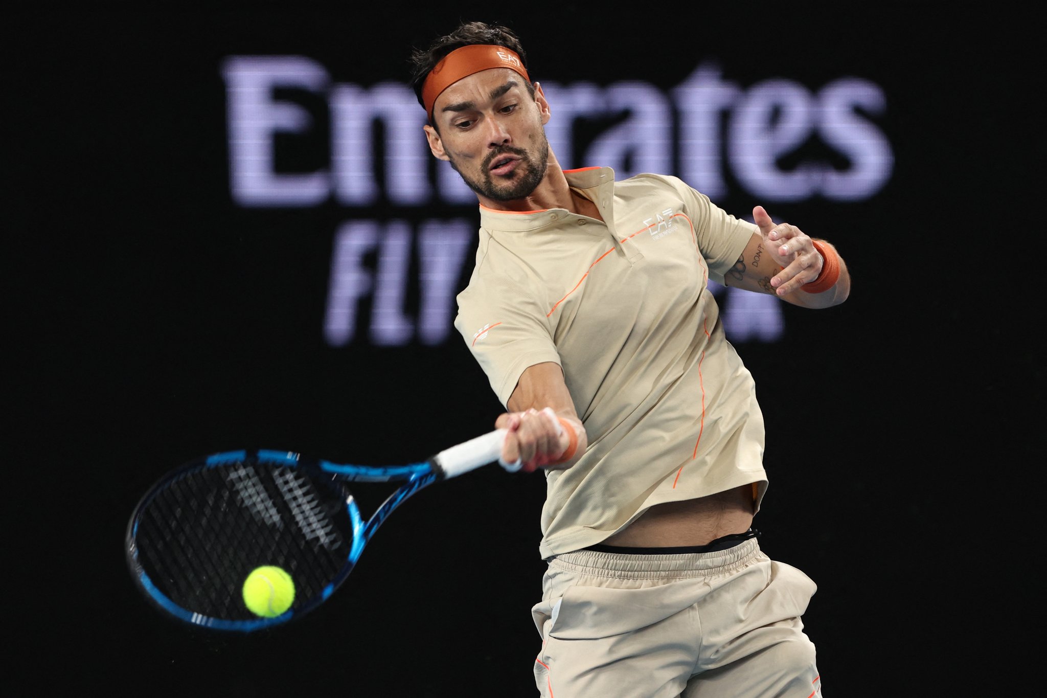 Fabio Fognini - Australian Open 2023 (Twitter @Federtennis)