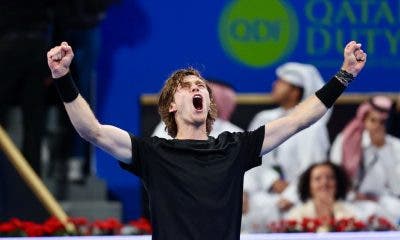 Andrey Rublev - ATP Doha 2023 (Twitter @atptour)