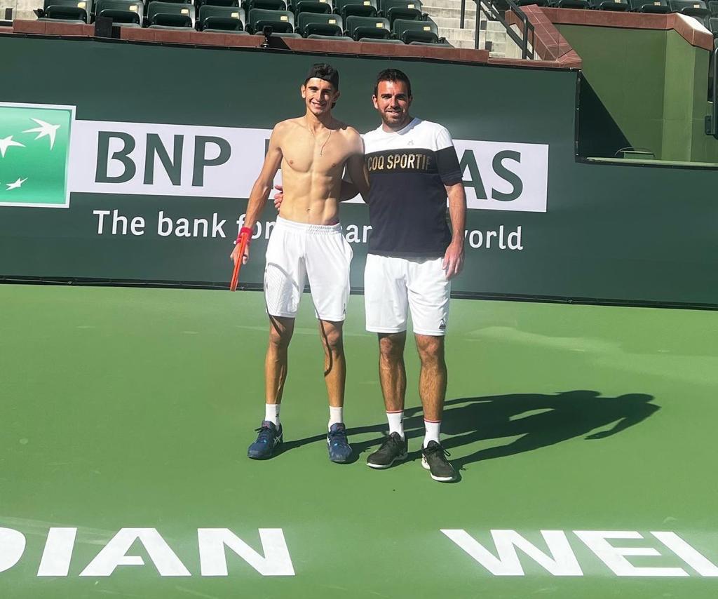 Matteo Arnaldi - Indian Wells 2023 (Instagram @mattearnalds)