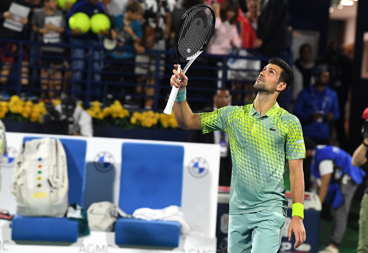 Novak Djokovic – ATP Dubai 2023 (foto di Roberto dell'Olivo)