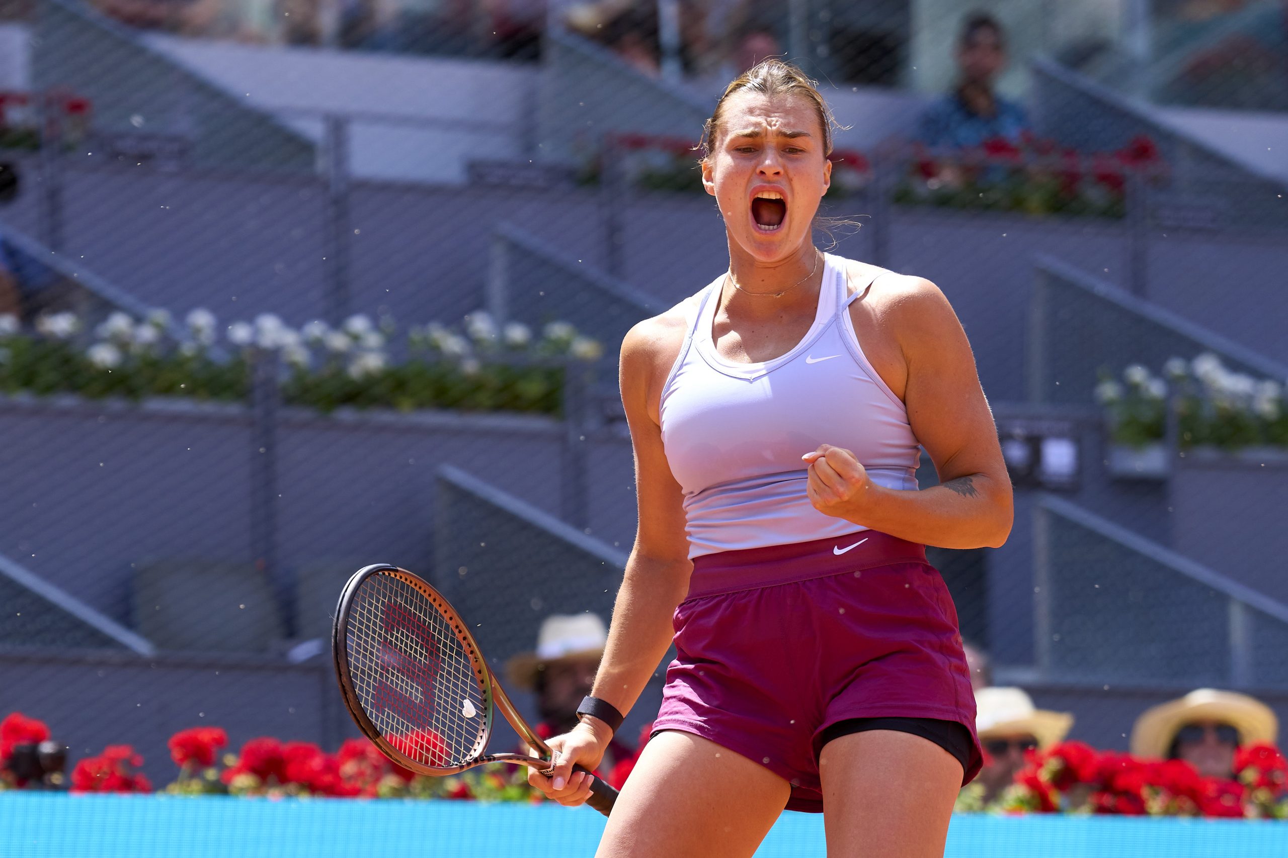 Aryna Sabalenka – WTA Madrid 2023 (foto via Twitter @MutuaMadridOpen)