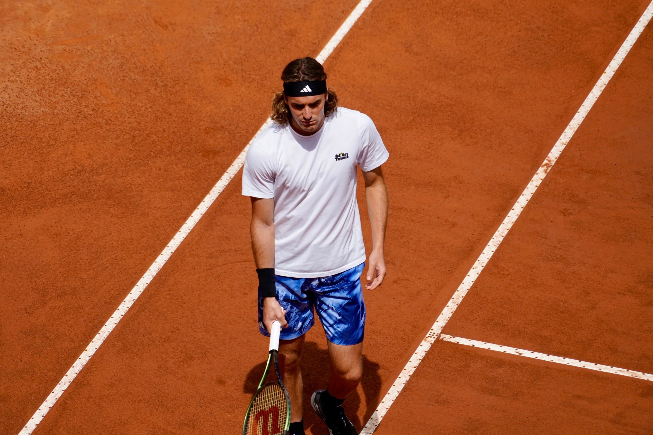 Stefanos Tsitsipas - Roma 2023 (foto Francesca Michieli, Ubitennis)