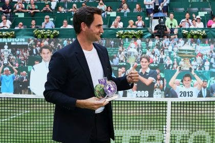 Roger Federer - Halle 2023 (Twitter @atptour)