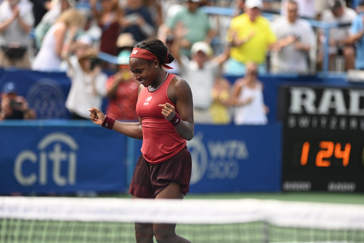 Cori Gauff - Washington 2023 (Twitter @WTA)