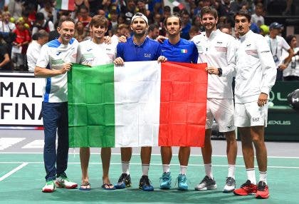 Italia – Coppa Davis 2023 (foto di Roberto dell'Olivo, Bologna 2023)