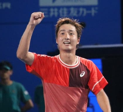 Shintaro Mochizuki – ATP Tokyo 2023 (foto via Twitter @japanopentennis)
