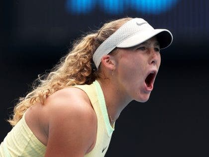 Mirra Andreeva - Australian Open 2024 (Foto Twitter @AustralianOpen)