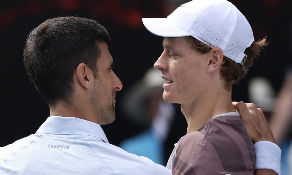 Novak Djokovic e Jannik Sinner - Australian Open 2024 (X @AustralianOpen)