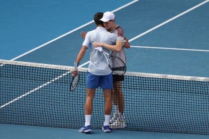 Novak Djokovic e Jannik Sinner - Australian Open 2024 (X @AustralianOpen)