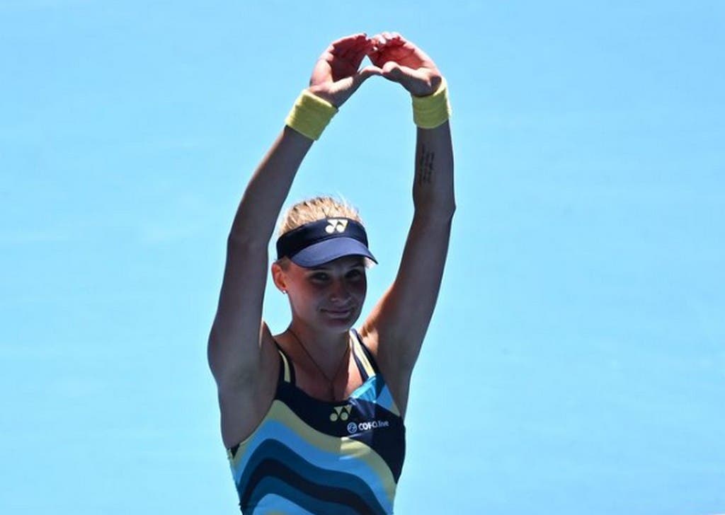 Dayana Yastremska - Australian Open 2024 (foto Instagram @RolandGarros)