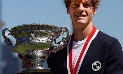 Jannik Sinner - Australian Open 2024 (foto Instagram @atptour)