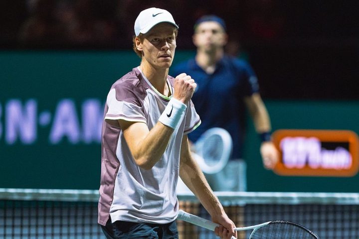 Jannik Sinner a caccia del n.2 ATP (foto X @abnamroopen)