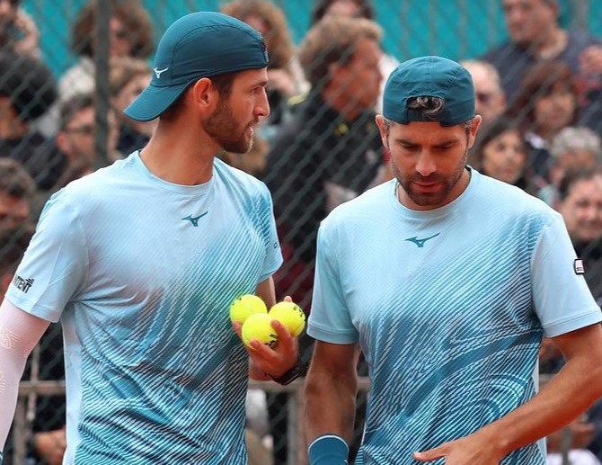 Simone Bolelli Andrea Vavassori - Instagram @andrevavassori)