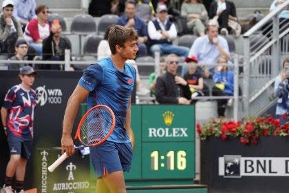 ATP Roma: Cobolli, bell’esordio nel torneo di casa. Marterer battuto in due set-